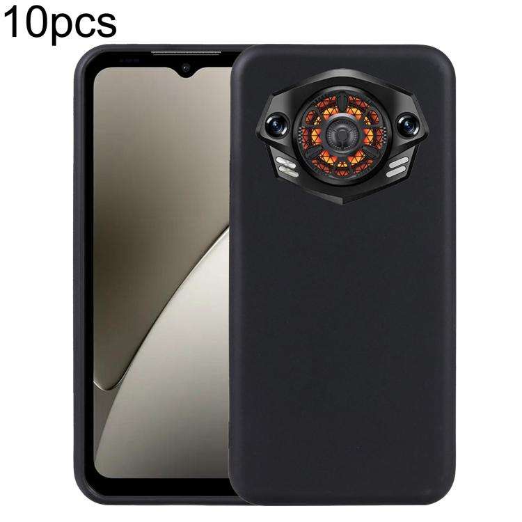 For Doogee S punk Pro 10pcs TPU Phone Case(Black)