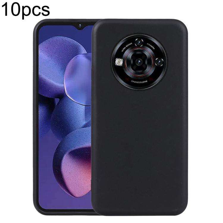 For Doogee S118 Pro 10pcs TPU Phone Case(Black)