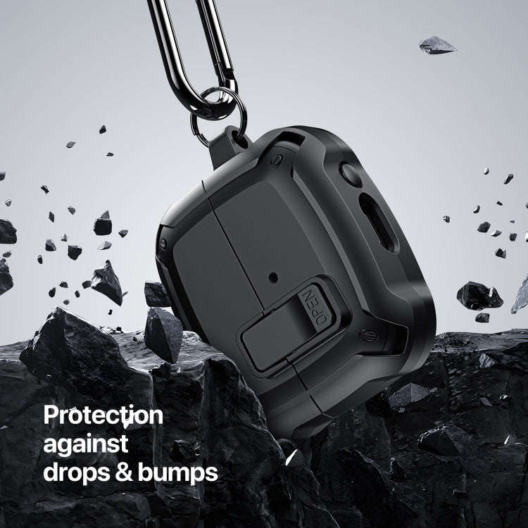 For Samsung Galaxy Buds3 / 3 Pro DUX DUCIS SECH Series Earbuds Box Protective Case(Black)