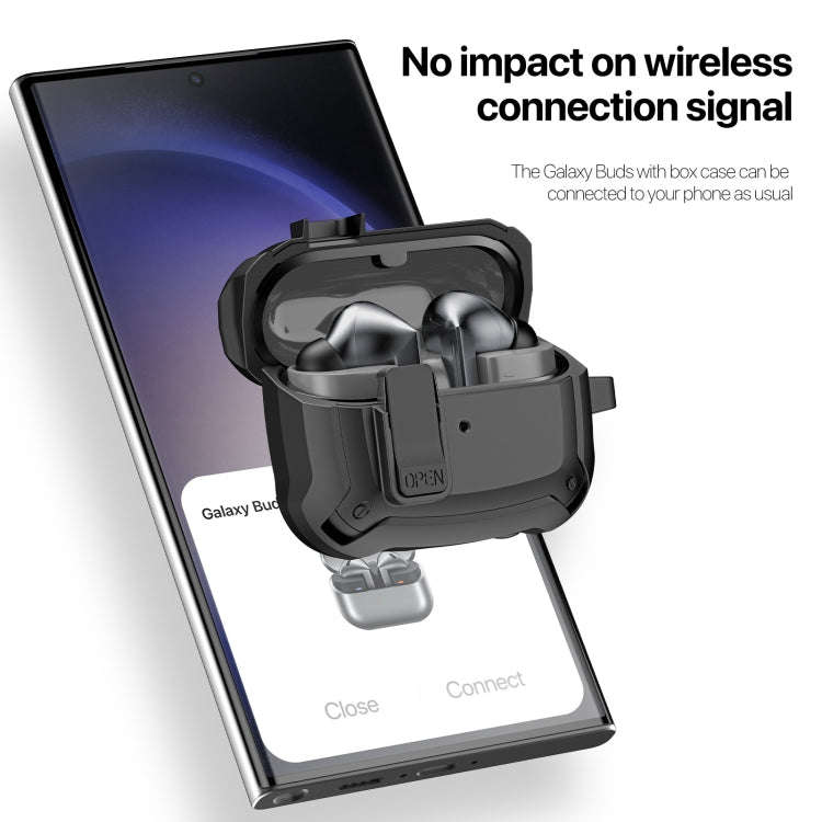For Samsung Galaxy Buds3 / 3 Pro DUX DUCIS SECH Series Earbuds Box Protective Case(Black)