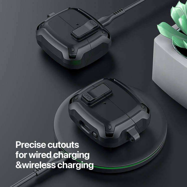 For Samsung Galaxy Buds3 / 3 Pro DUX DUCIS SECH Series Earbuds Box Protective Case(Black)