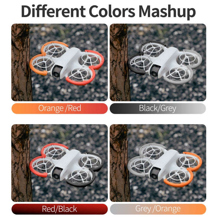 For DJI Neo Sunnylife Propeller Protective Guard Anti-collision Ring Cover(Orange)