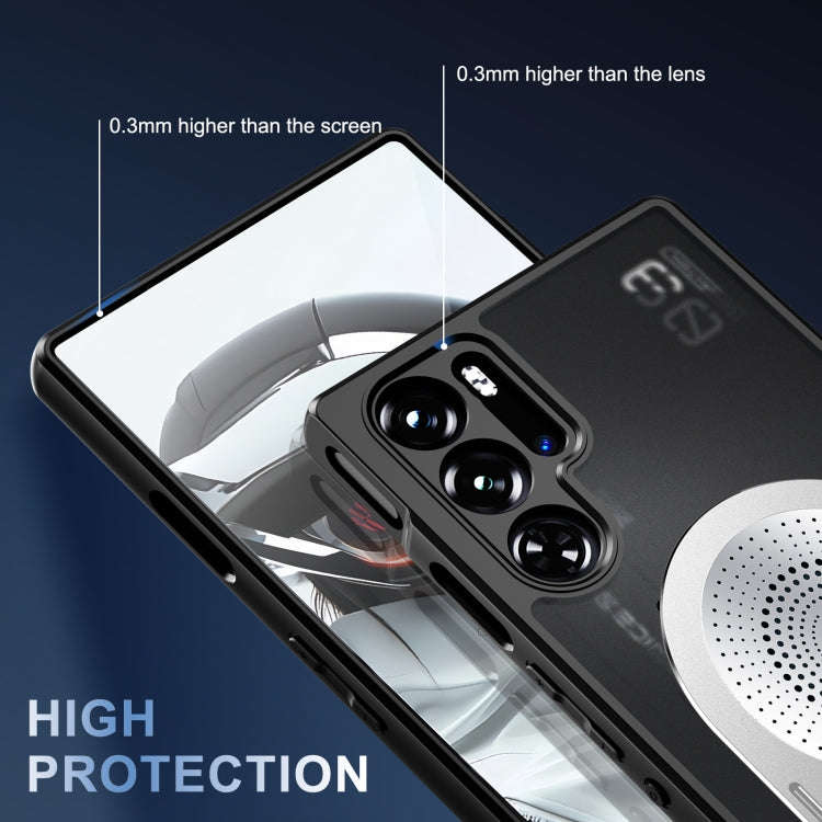 For ZTE nubia RedMagic 9 Pro / 9S Pro Heat Dissipation Aromatherapy MagSafe Holder Phone Case(Sil...