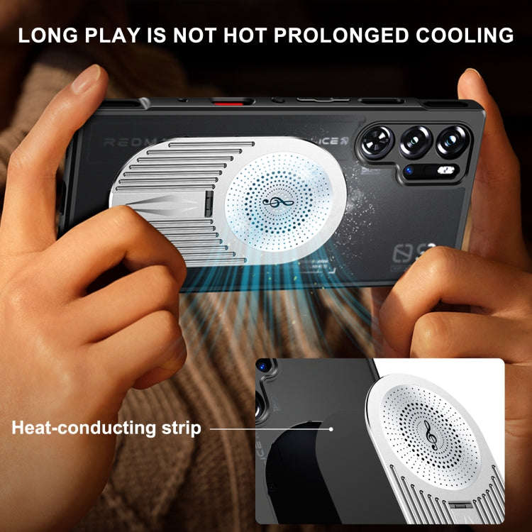 For ZTE nubia RedMagic 9 Pro / 9S Pro Heat Dissipation Aromatherapy MagSafe Holder Phone Case(Sil...