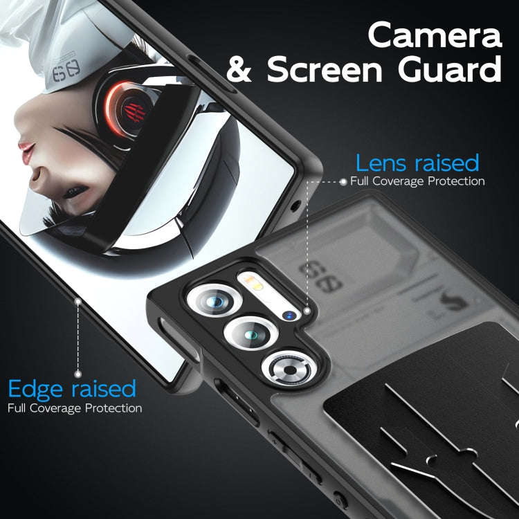For ZTE nubia Red Magic 9 Pro / 9S Pro Cooling 3 in 1 Phone Case(Black)