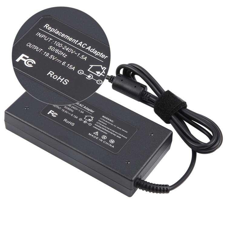 120W 19.5V 6.15A Laptop Notebook Power Adapter For HP 4.5 x 3.0mm, Plug:US Plug