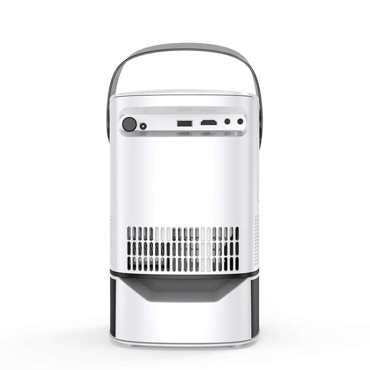 TS-2 1920 x 1080P 240ANSI HiSilicon 352 Android 9.0 Telescopic Projector, US Plug(White)