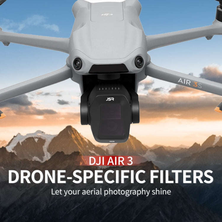 For DJI Air 3S JSR CB Series Drone Lens Filter, Filter:3 in 1 ND8/32/64