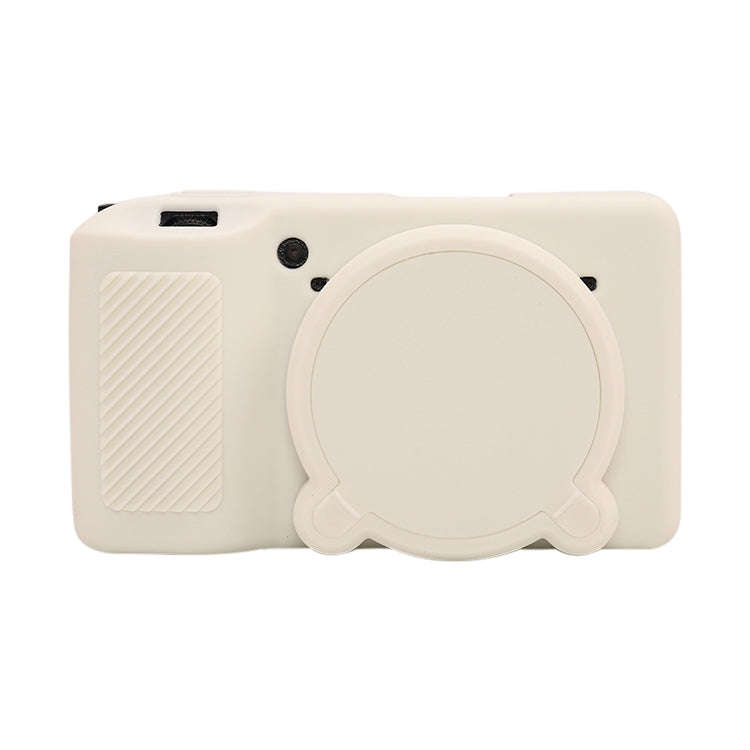 For Ricoh GR III Soft Silicone Protective Case(White)
