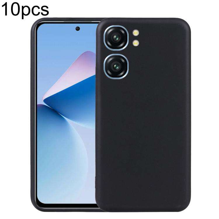 For Oukitel C58 Pro 10pcs TPU Phone Case(Black)