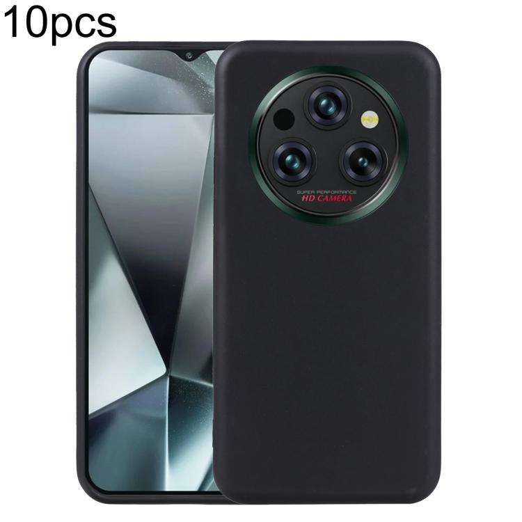 For Oukitel WP35 Pro 10pcs TPU Phone Case(Black)
