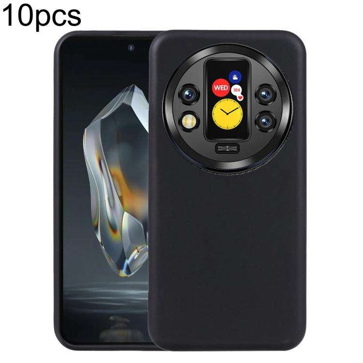 For Oukitel WP200 Pro 10pcs TPU Phone Case(Black)
