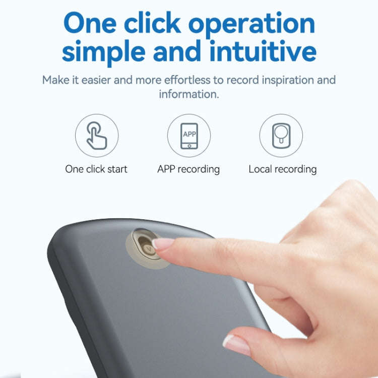 A1A Strong Magnetic Mobile Call Voice Recorder APP Recording Version, Memory:16GB(Black)