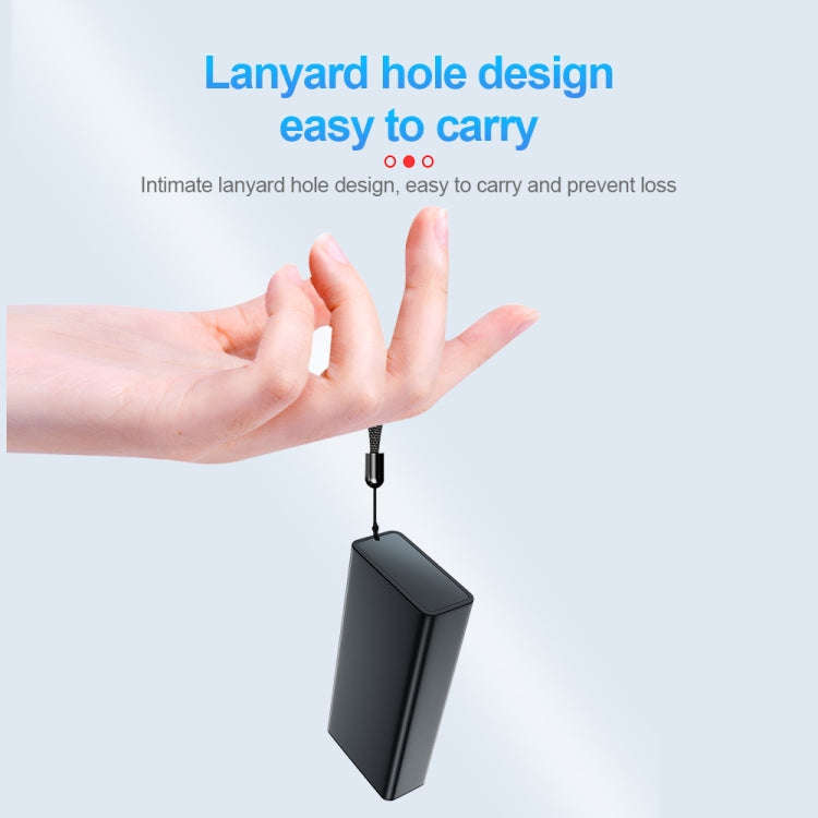 Q65 Long-lasting Magnetic Intelligent Voice Recording Pen, Memory:64GB(Black)