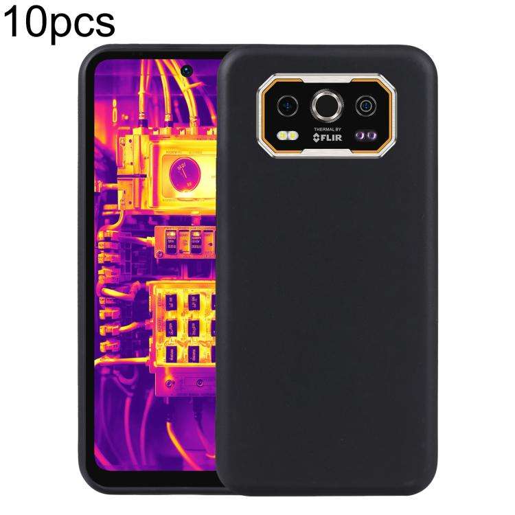 For Ulefone Armor 27T Pro+ 10pcs TPU Phone Case(Black)