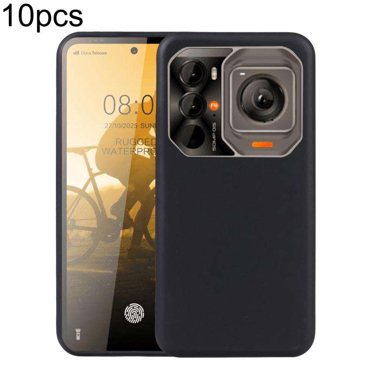 For Ulefone RugOne Xsnap 7 Pro 10pcs TPU Phone Case(Black)