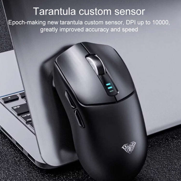 AULA SC580 10000DPI Wired/2.4G/Bluetooth Three Model Gaming Wireless Mouse(White)