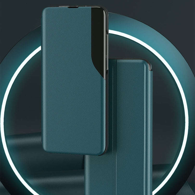 For Xiaomi Redmi 9C Attraction Flip Holder Leather Phone Case(Orange)