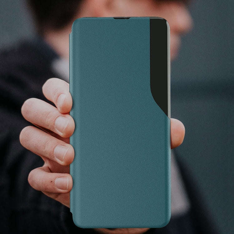 For Xiaomi Redmi 9C Attraction Flip Holder Leather Phone Case(Orange)