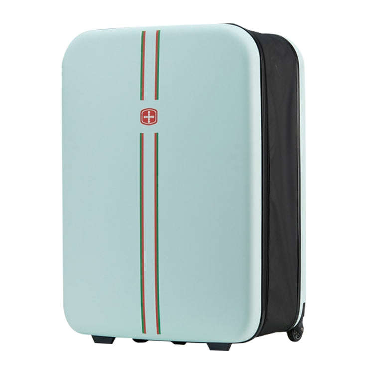 20 inch Foldable Portable Trolley Luggage Suitcase(Light Green)