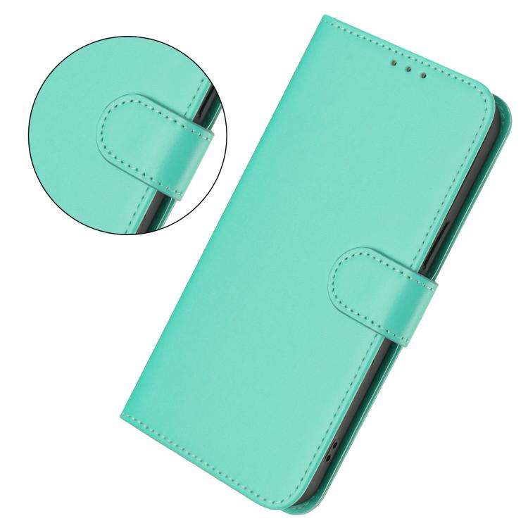 For Doogee Note 56 / Note 56 Pro Skin Feel Solid Color Leather Phone Case with Lanyard(Green)
