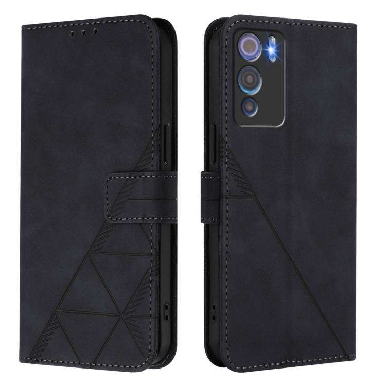 For Doogee N60 Pro Crossbody 3D Embossed Flip Leather Phone Case(Black)