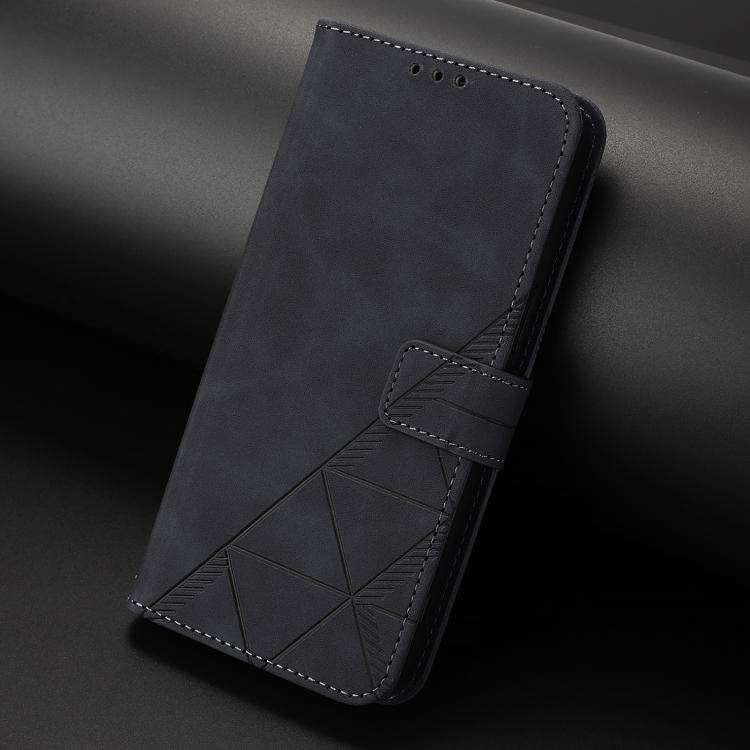 For Doogee N60 Pro Crossbody 3D Embossed Flip Leather Phone Case(Black)