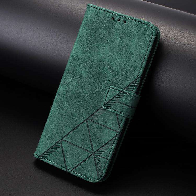 For Doogee N60 Pro Crossbody 3D Embossed Flip Leather Phone Case(Green)