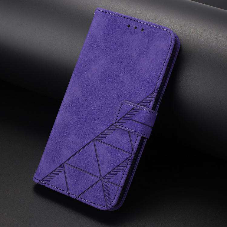 For Doogee N60 Pro Crossbody 3D Embossed Flip Leather Phone Case(Purple)