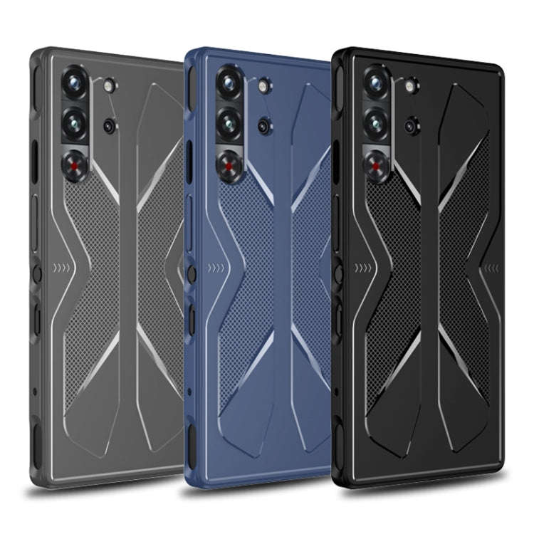 For ZTE nubia Red Magic 10 Pro / 10 Pro+ TPU Shockproof Phone Case(Black)