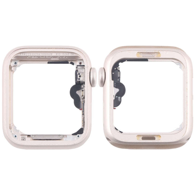 For Apple Watch SE 2022 44MM LTE Aluminium Alloy Middle Frame Bezel Plate with Crown Spin Axis Fl...