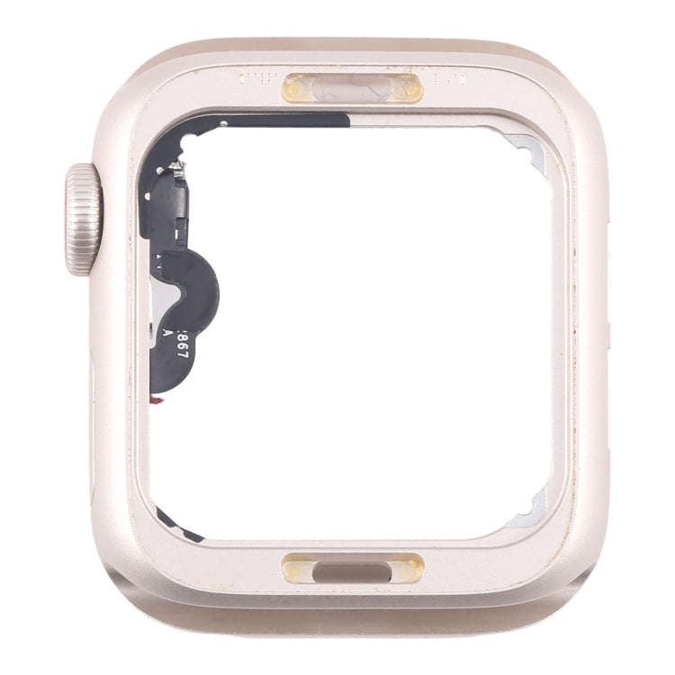 For Apple Watch SE 2022 44MM LTE Aluminium Alloy Middle Frame Bezel Plate with Crown Spin Axis Fl...