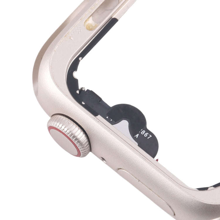 For Apple Watch SE 2022 44MM LTE Aluminium Alloy Middle Frame Bezel Plate with Crown Spin Axis Fl...