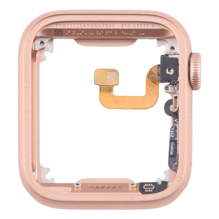 For Apple Watch Series 6 44MM LTE Aluminium Alloy Middle Frame Bezel Plate with Crown Spin Axis F...