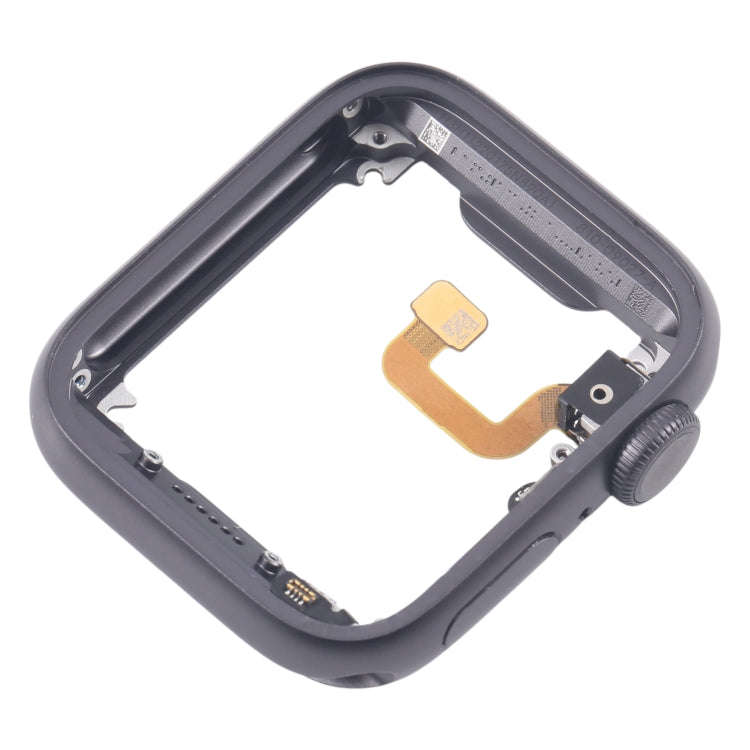 For Apple Watch Series 6 44MM GPS Aluminium Alloy Middle Frame Bezel Plate with Crown Spin Axis F...