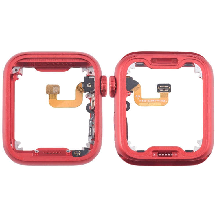 For Apple Watch Series 6 44MM GPS Aluminium Alloy Middle Frame Bezel Plate with Crown Spin Axis F...