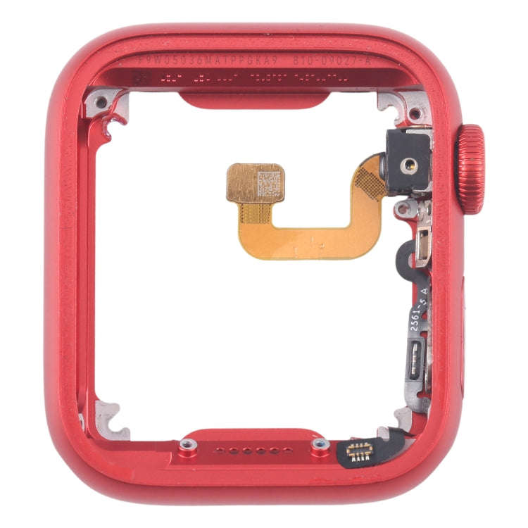 For Apple Watch Series 6 44MM GPS Aluminium Alloy Middle Frame Bezel Plate with Crown Spin Axis F...