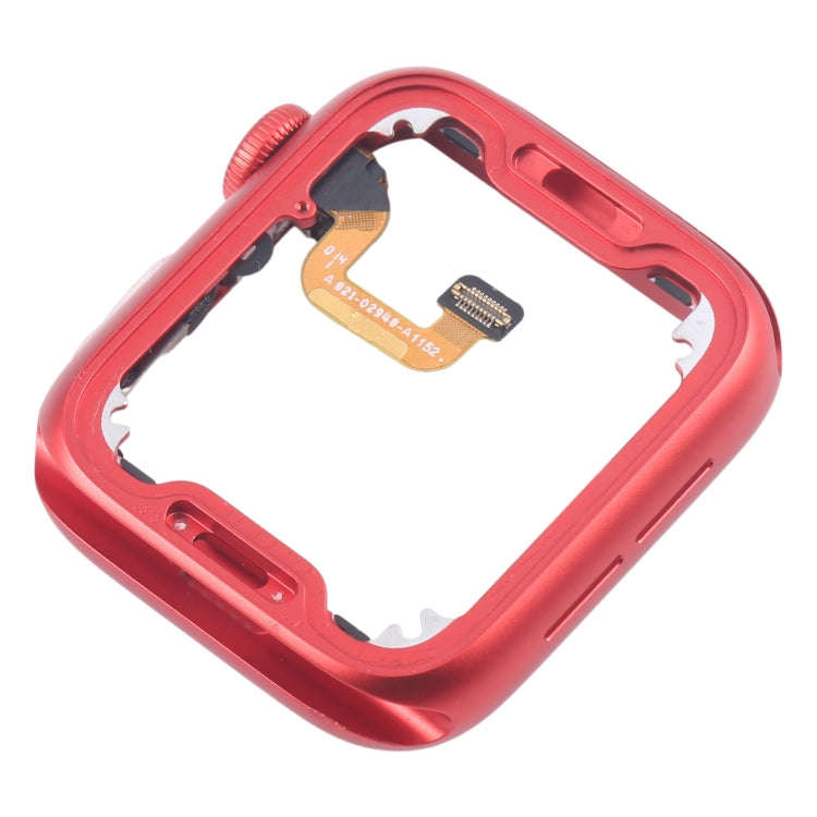 For Apple Watch Series 6 44MM GPS Aluminium Alloy Middle Frame Bezel Plate with Crown Spin Axis F...
