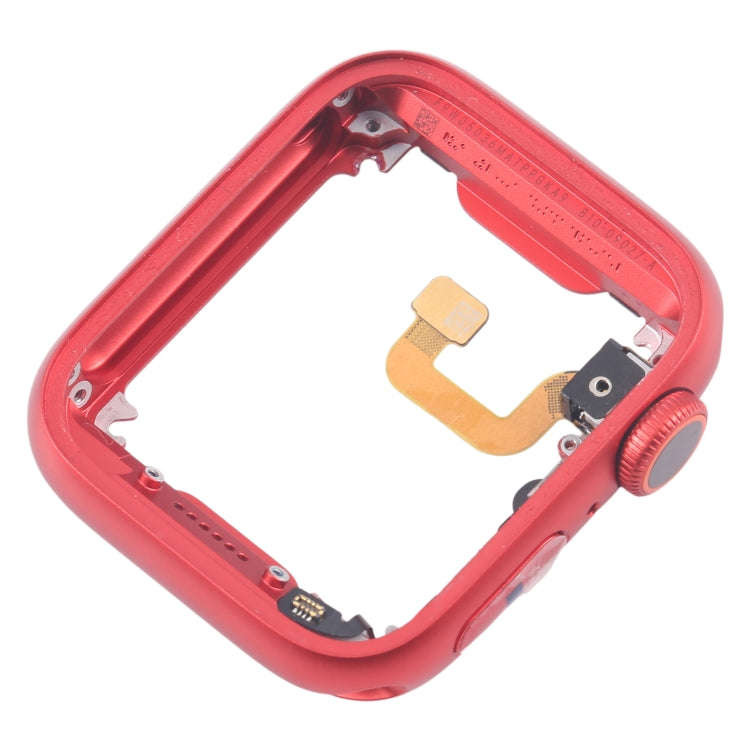 For Apple Watch Series 6 44MM GPS Aluminium Alloy Middle Frame Bezel Plate with Crown Spin Axis F...