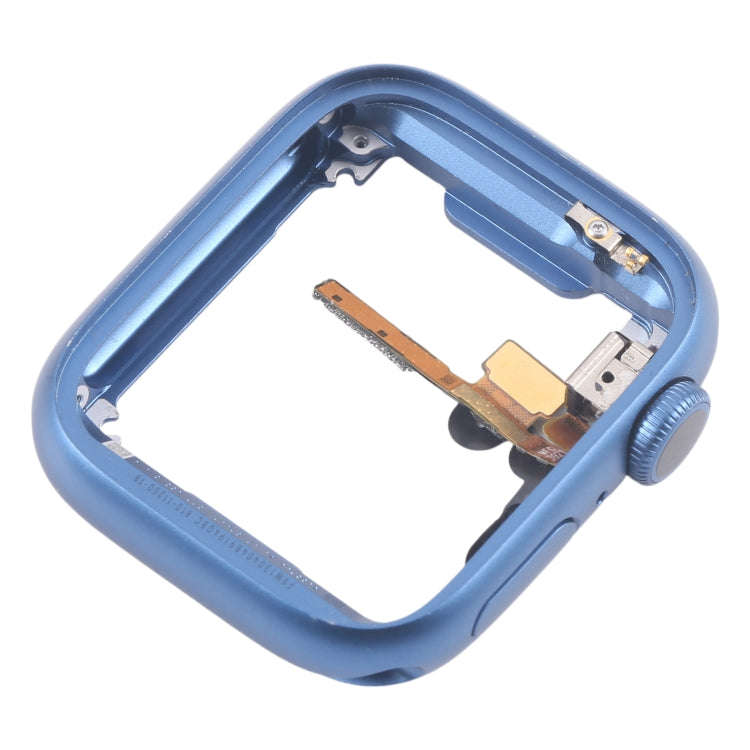 For Apple Watch Series 7 45MM LTE Aluminium Alloy Middle Frame Bezel Plate with Crown Spin Axis F...