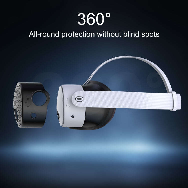 STARTRC GAMES For Quest 3S VR Silicone Protective Cover(Black)