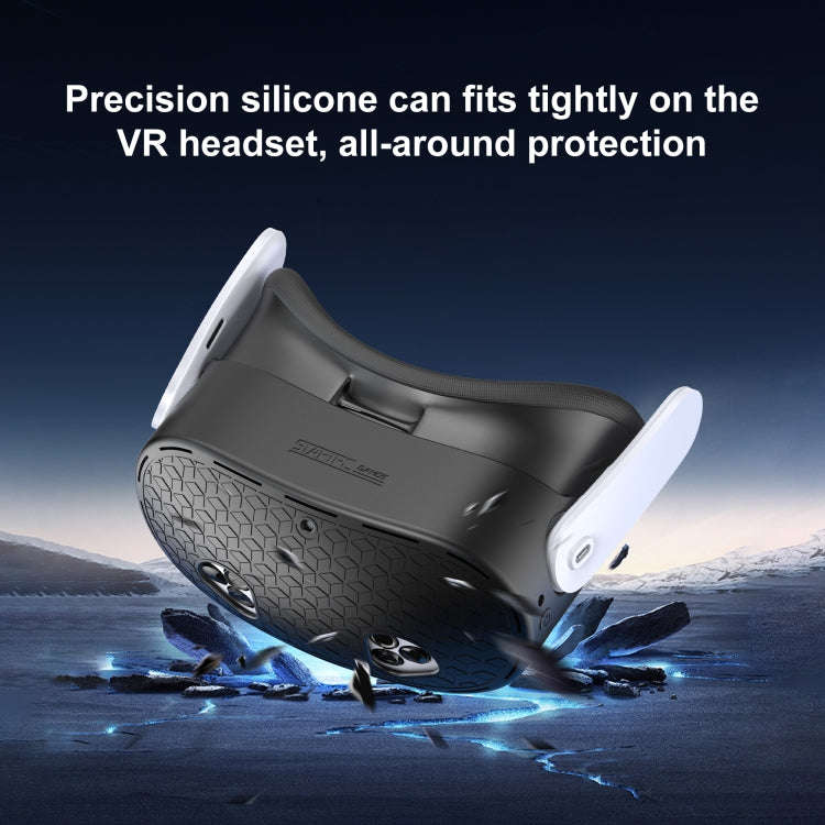 STARTRC GAMES For Quest 3S VR Silicone Protective Cover(Black)