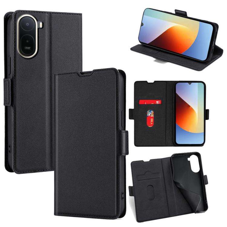 For Redmi A7 Pro 171mm / Poco C85x 5G Ultra-thin Voltage Side Buckle Horizontal Flip Leather Phon...