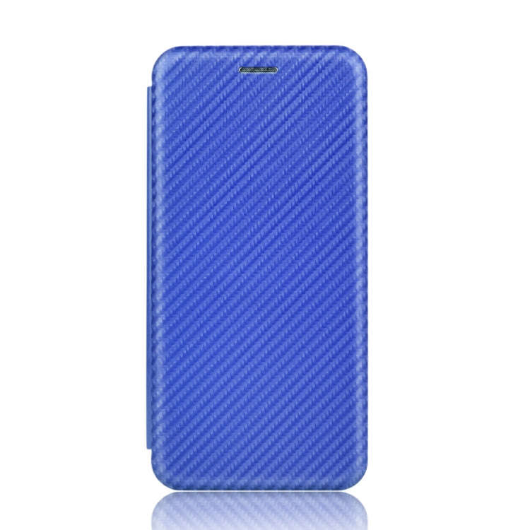 For Blackview A80 Pro Carbon Fiber Texture Horizontal Flip TPU + PC + PU Leather Case with Card S...