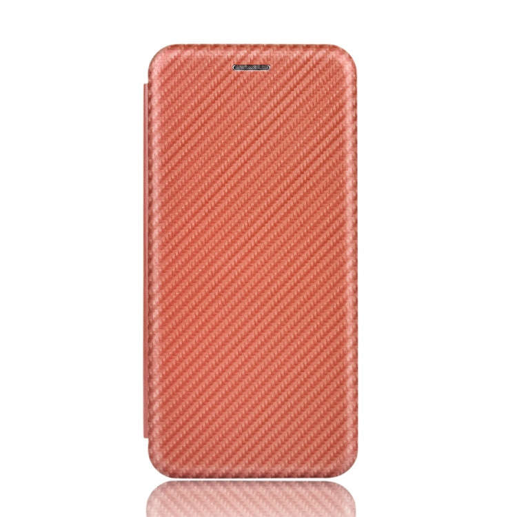 For Oukitel C18 Pro Carbon Fiber Texture Horizontal Flip TPU + PC + PU Leather Case with Card Slo...