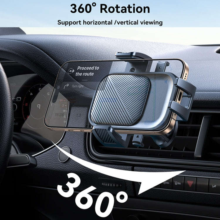 JOYROOM JR-OK6 Car Air Outlet Mechanical Phone Holder(Black)