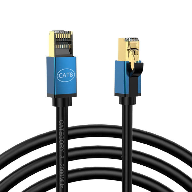1.5m Home Fiber Bandwidth 10 Gigabit CAT8 Network Cable(Blue)