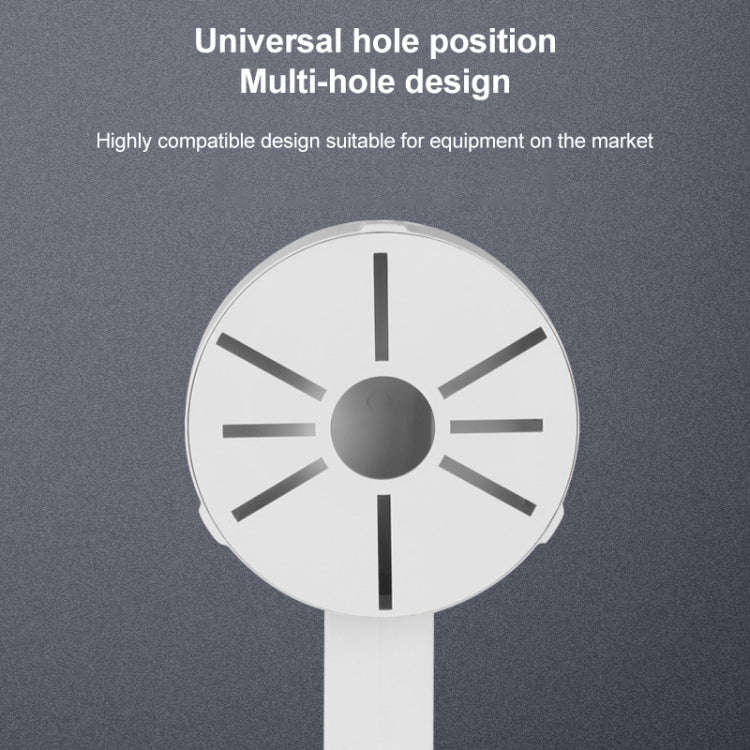 5pcs Universal Plastic Surveillance Camera Hemisphere Wall Mount Bracket, Model:1258B(White)