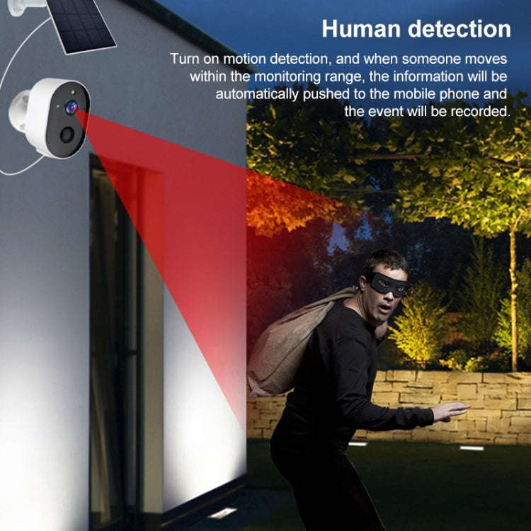 3MP Graffit Version Outdoor HD Solar Panel Wireless WiFi Surveillance Camera, Memory Card:64GB(US...