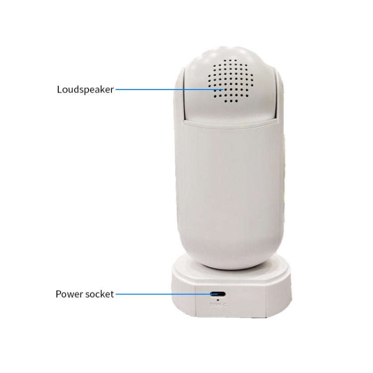 2MP HD Video Call Dual Light Full Color Night Vision WiFi Surveillance Camera(EU Plug)